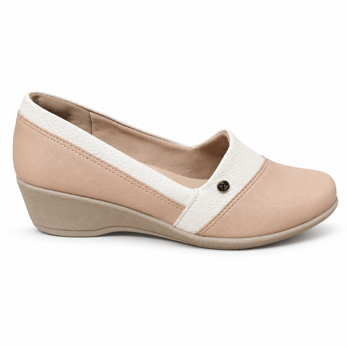 Zapato Ivone Rosa/Blanco