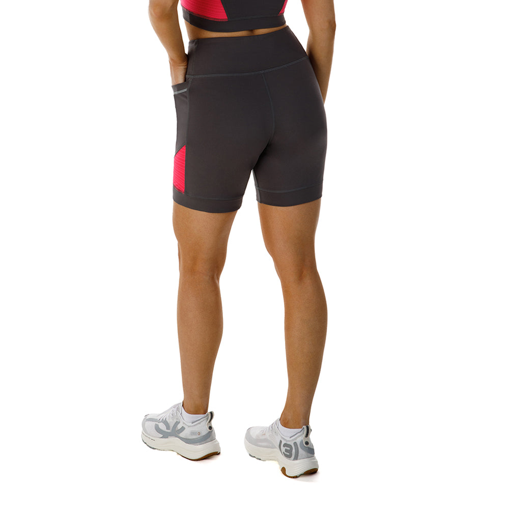 CALZA RUNNER 5 GRIS OSCURO MUJER