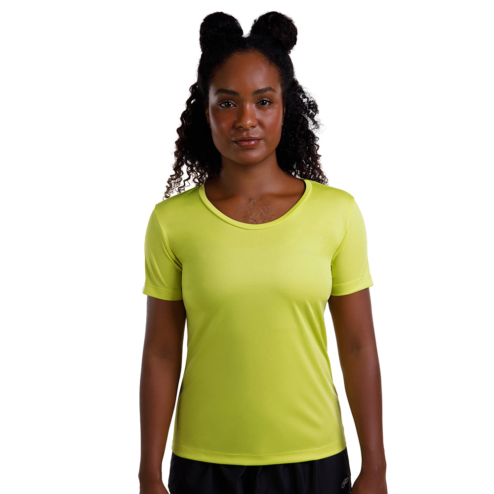 POLERA ESSENTIAL MANGA CORTA LIMA MUJER