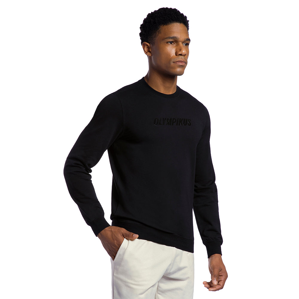 POLERÓN COMFY BIG LOGO NEGRO HOMBRE