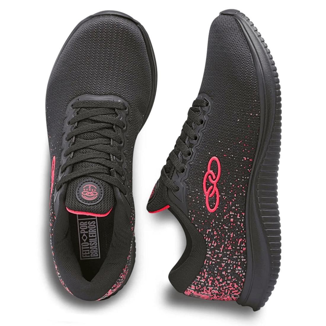 Zapatilla Mujer Venus 2 Negro/Rosado Olympikus