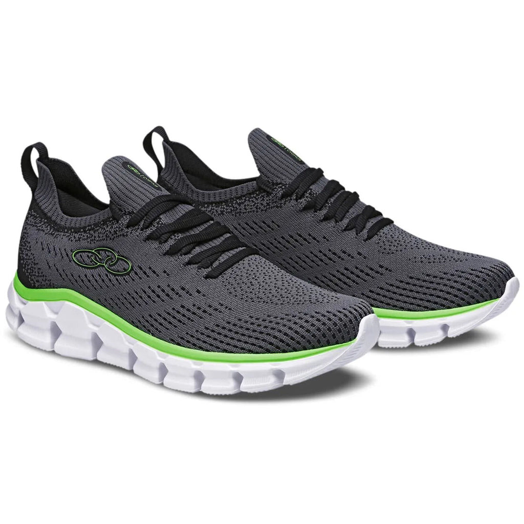 Zapatilla Hombre Cygnus Gris/Verde Olympikus