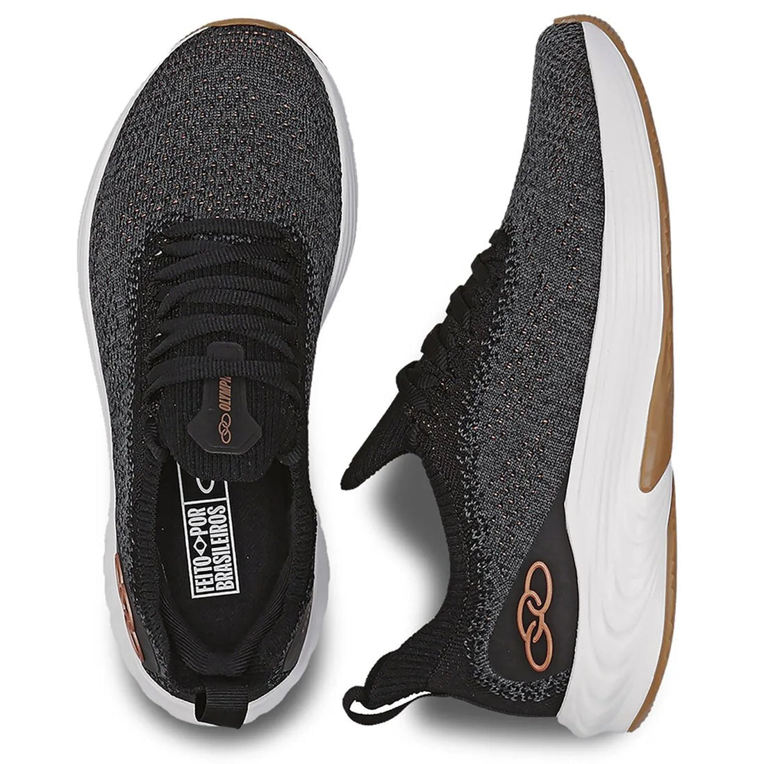 Zapatilla Mujer Essential 3 Gris/Negro Olympikus