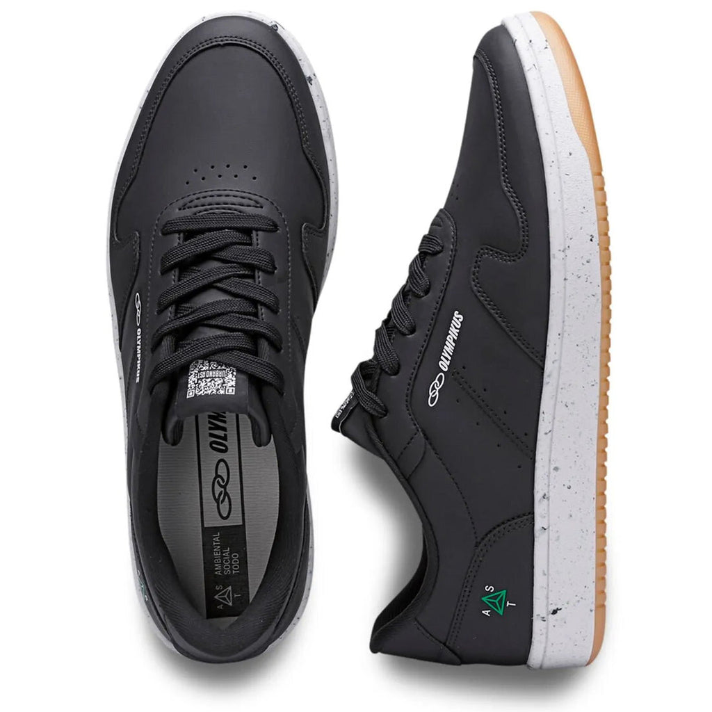 Zapatilla Hombre Urbano AST Negro/Blanco Olympikus