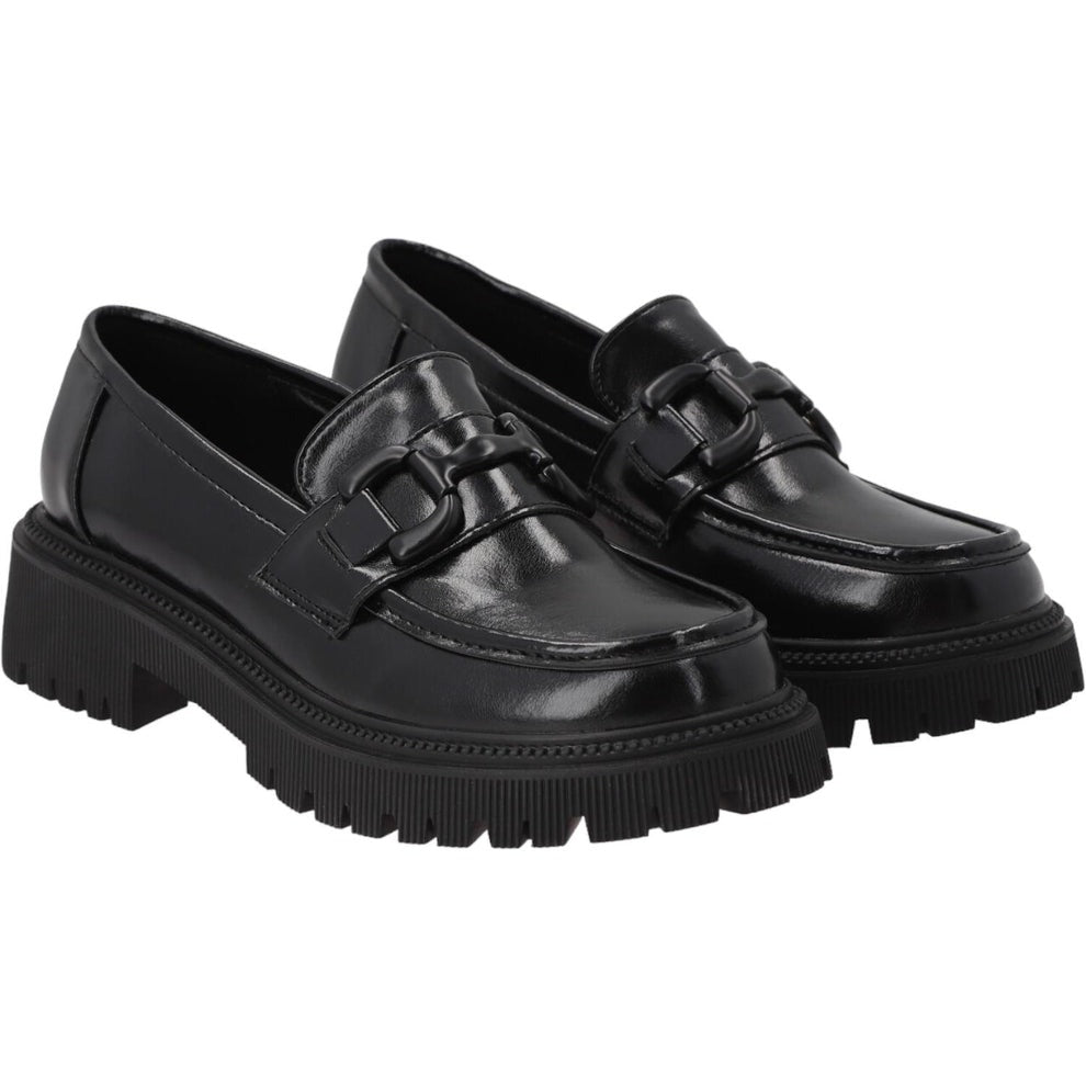 Mocasin Mujer Negro Adela Detogni