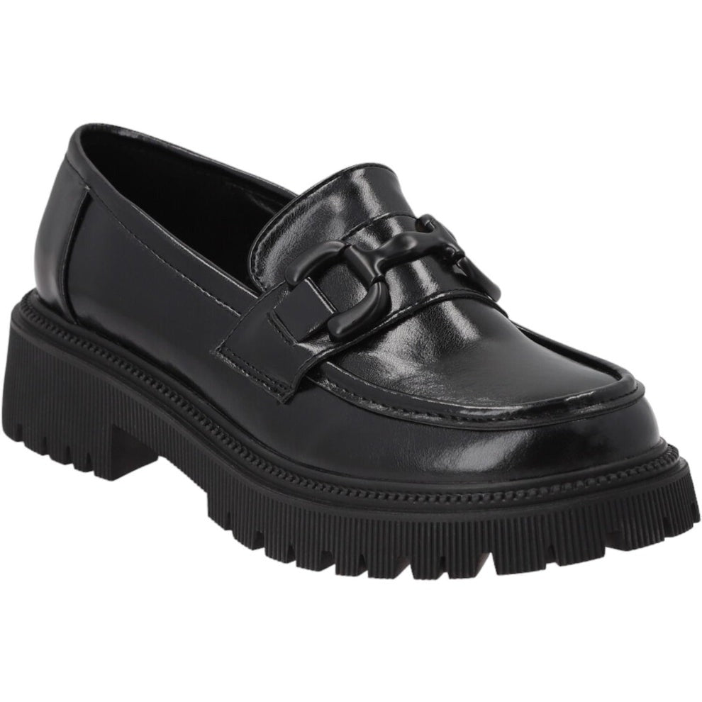 Mocasin Mujer Negro Adela Detogni