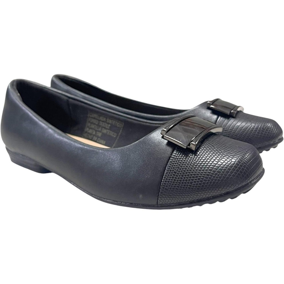 Zapato Mujer Negro Taco Bajo Vera Detogni