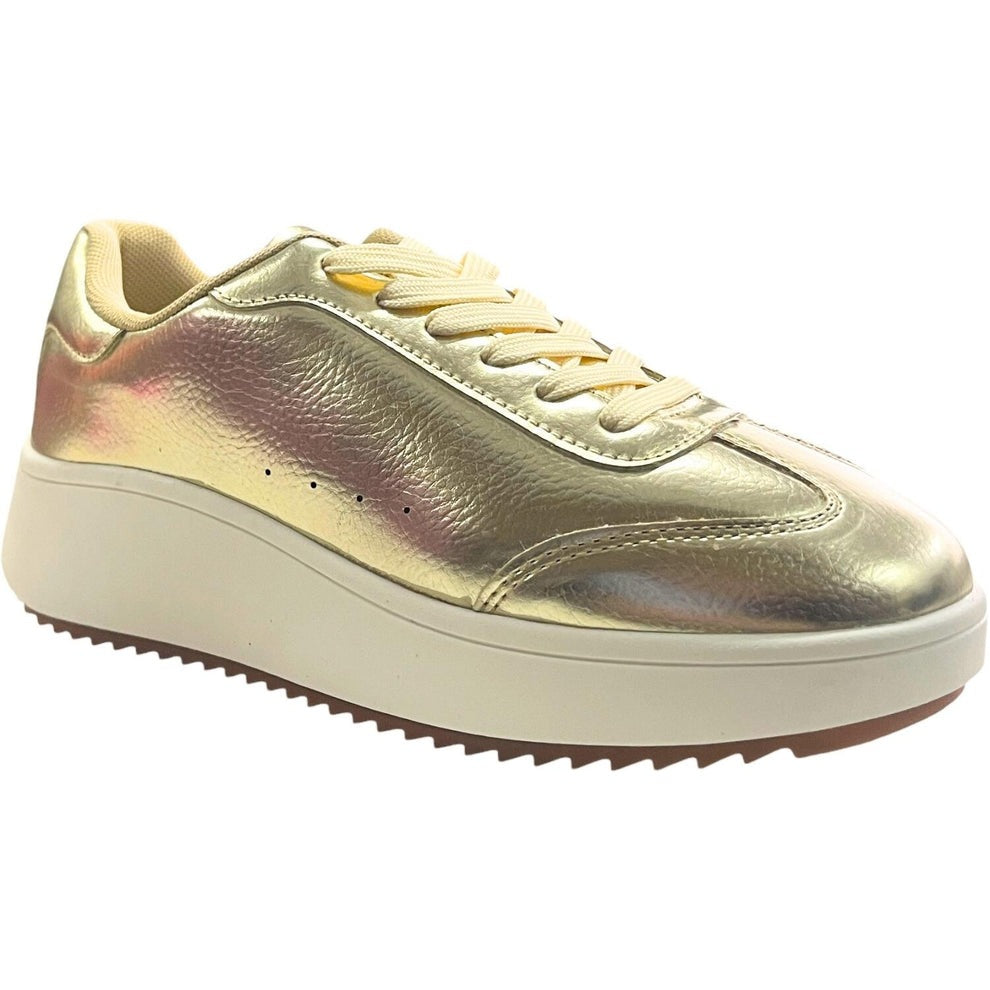 Zapatilla Urbana Mujer Dorado Alexa Detogni