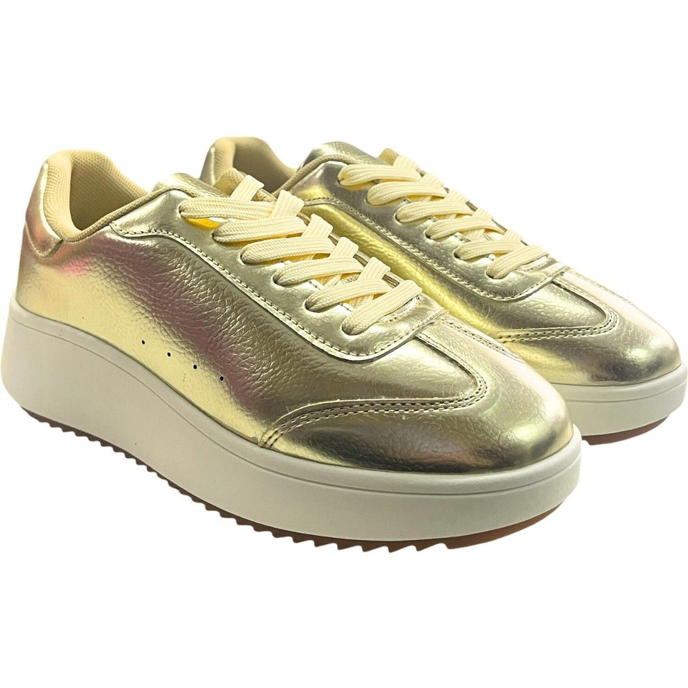 Zapatilla Urbana Mujer Dorado Alexa Detogni