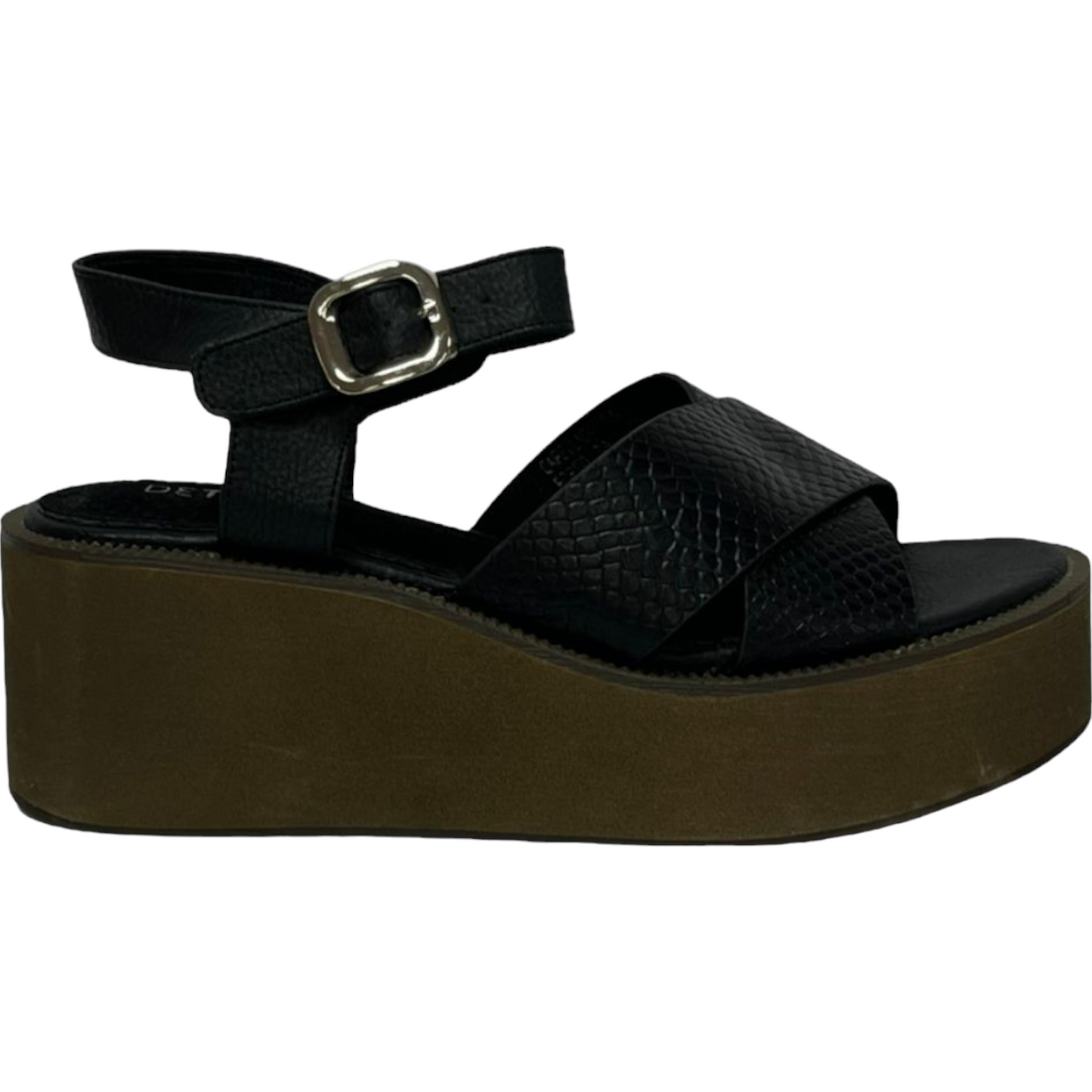 Sandalia Mujer Negro Balosac Detogni