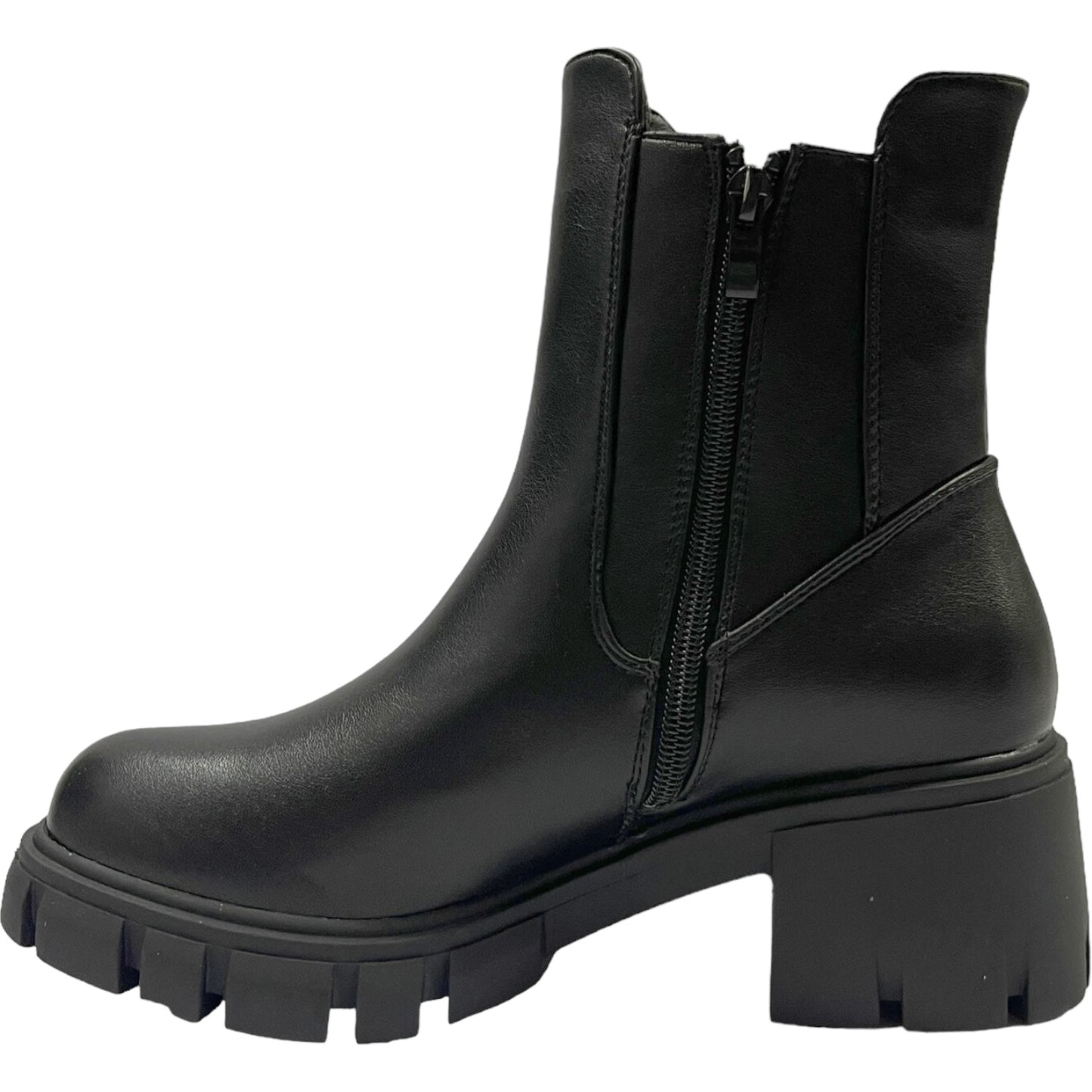 Botin Mujer Negro Plataforma Denver Detogni
