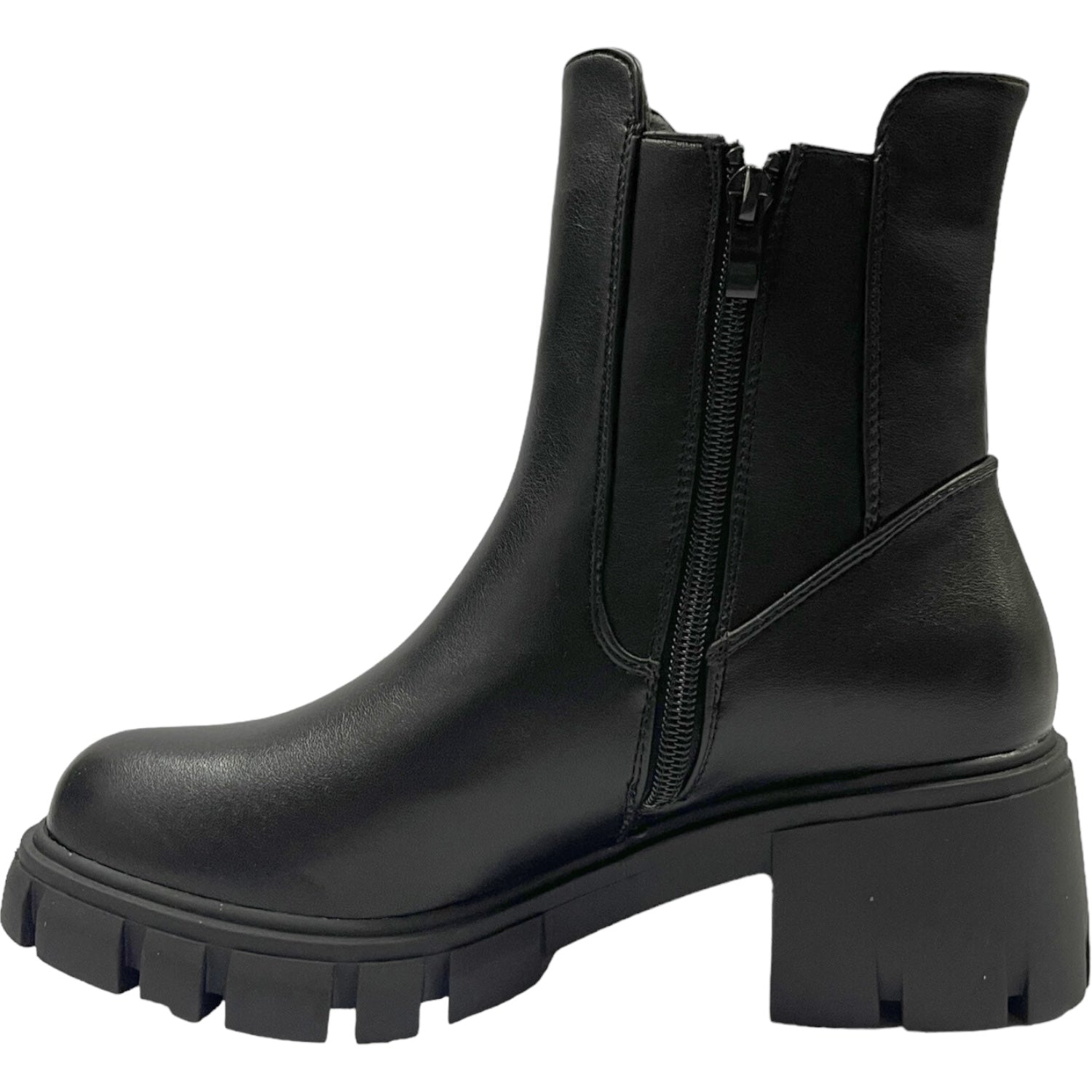 Botin Mujer Negro Plataforma Denver Detogni