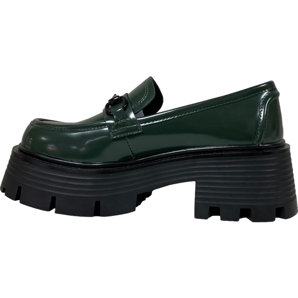 Mocasin Mujer Verde Madrid Detogni