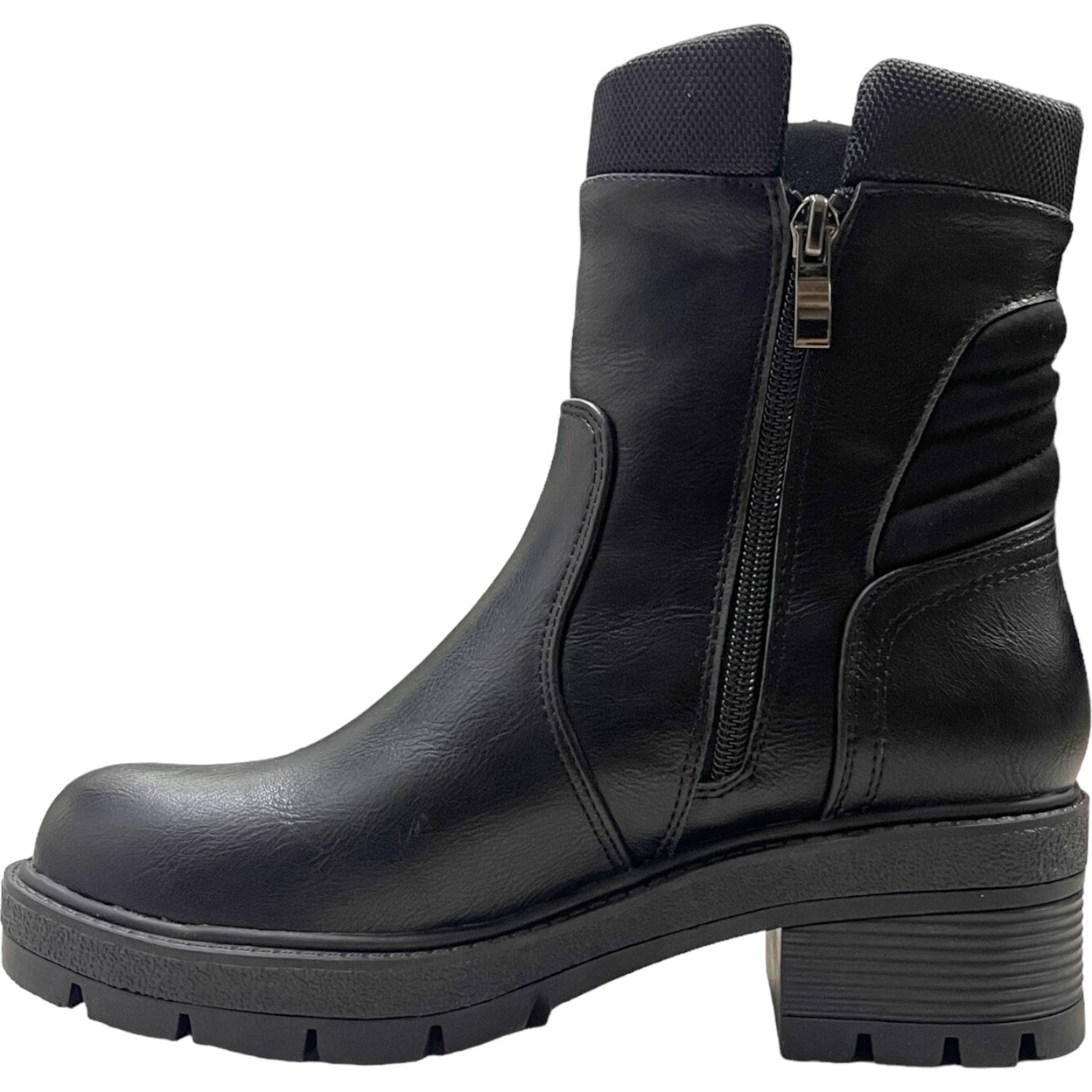 Botin Mujer Negro Plataforma Berlin Detogni