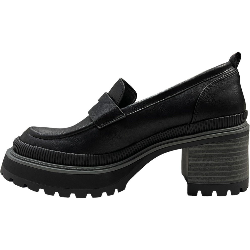 Mocasin Mujer Negro Pamplona Detogni