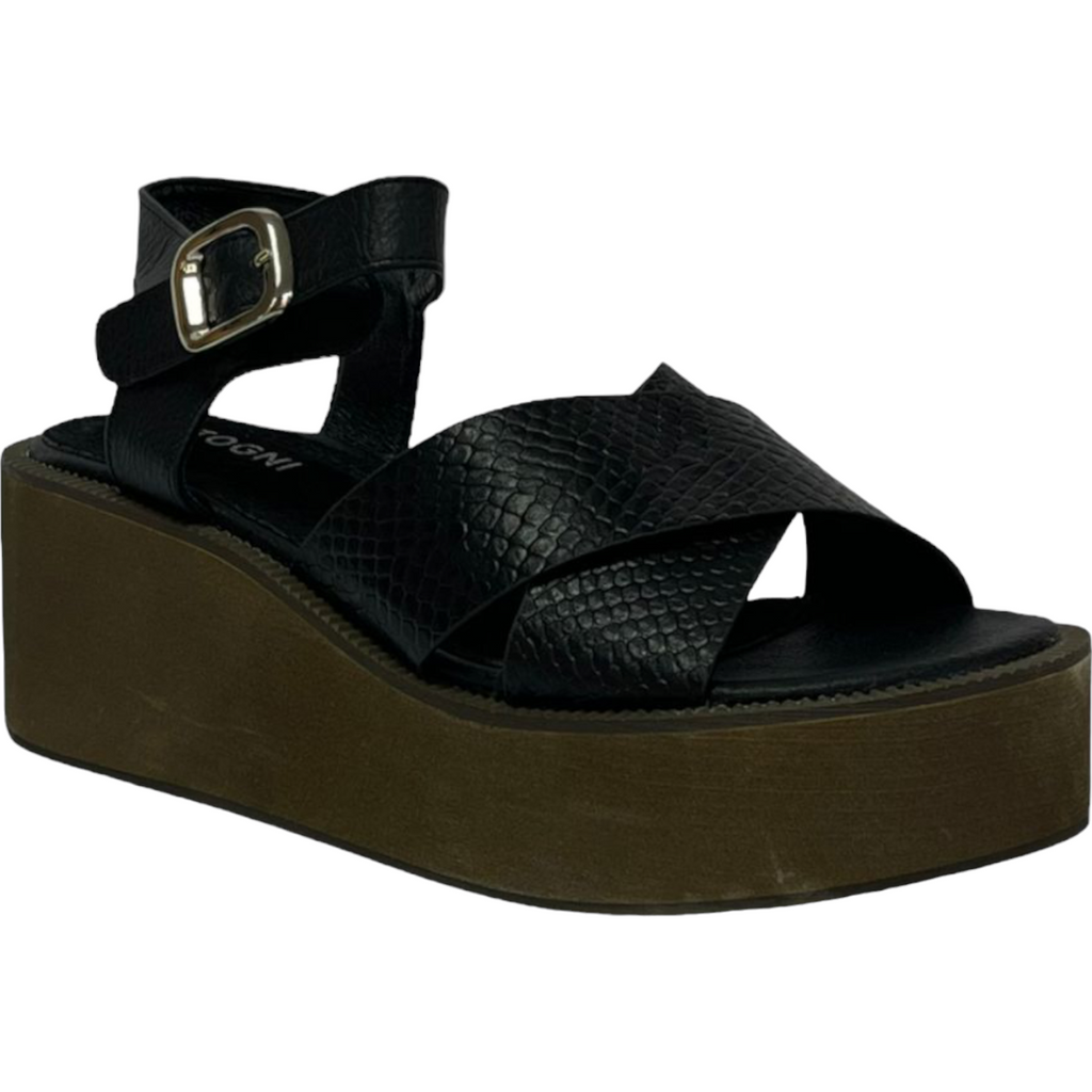 Sandalia Mujer Negro Balosac Detogni