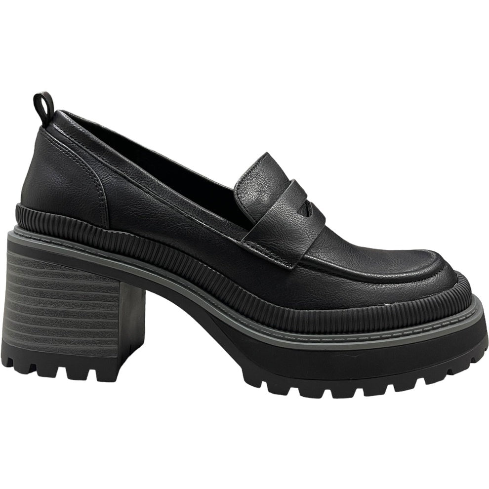 Mocasin Mujer Negro Pamplona Detogni