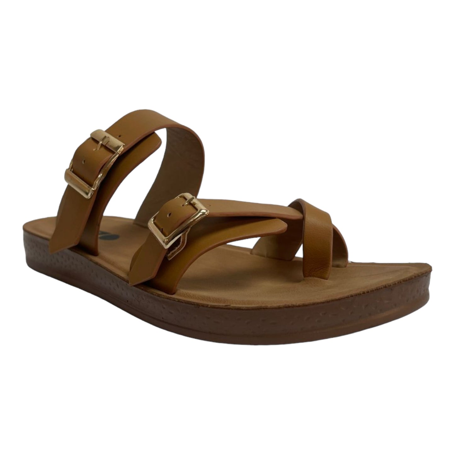 Sandalia Mujer Camel Soledad Detogni