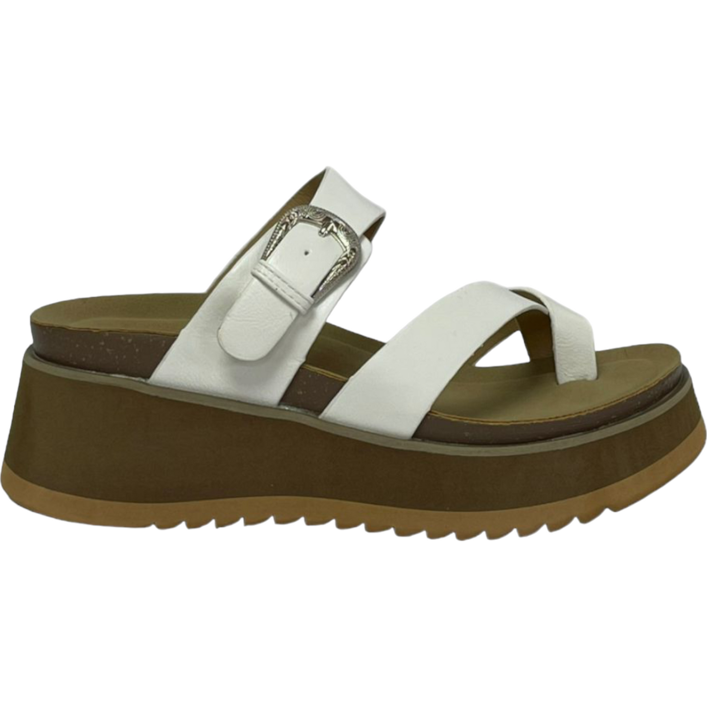 Sandalia Mujer Blanco Rosario Detogni