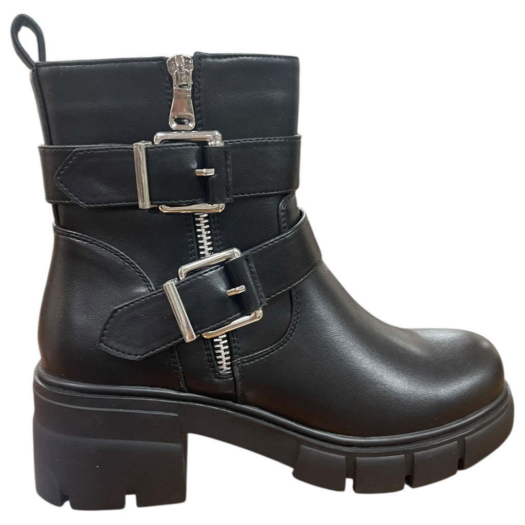 Botin Casual Mujer Negro Plataforma Dereck Detogni