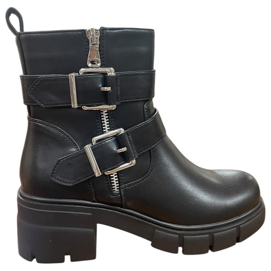 Botin Casual Mujer Negro Plataforma Dereck Detogni
