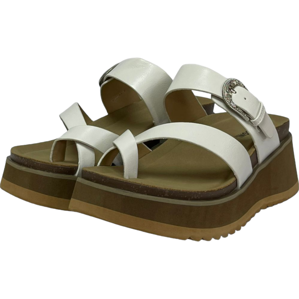 Sandalia Mujer Blanco Rosario Detogni