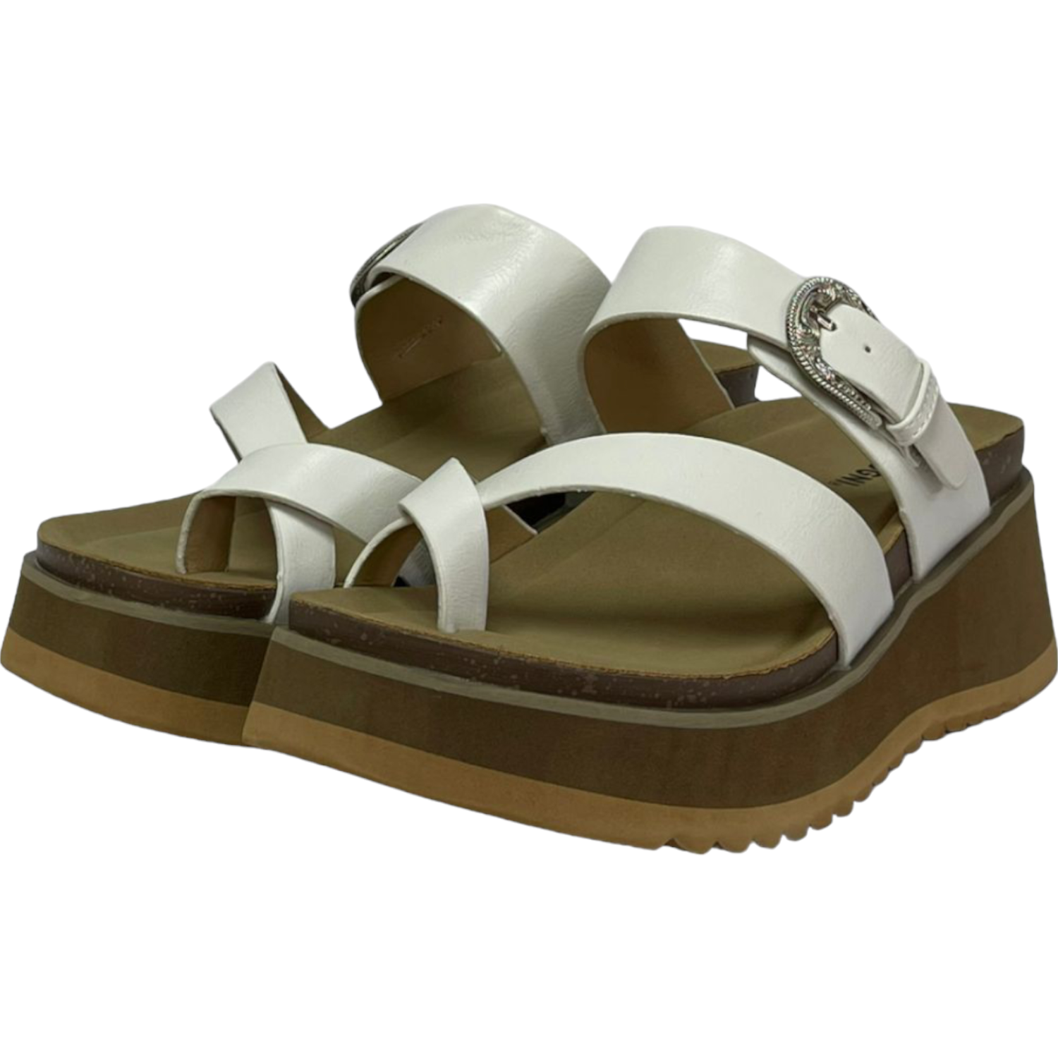 Sandalia Mujer Blanco Rosario Detogni