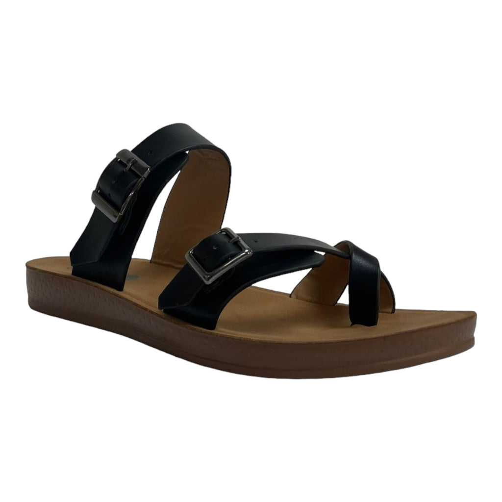 Sandalia Mujer Negro Soledad Detogni