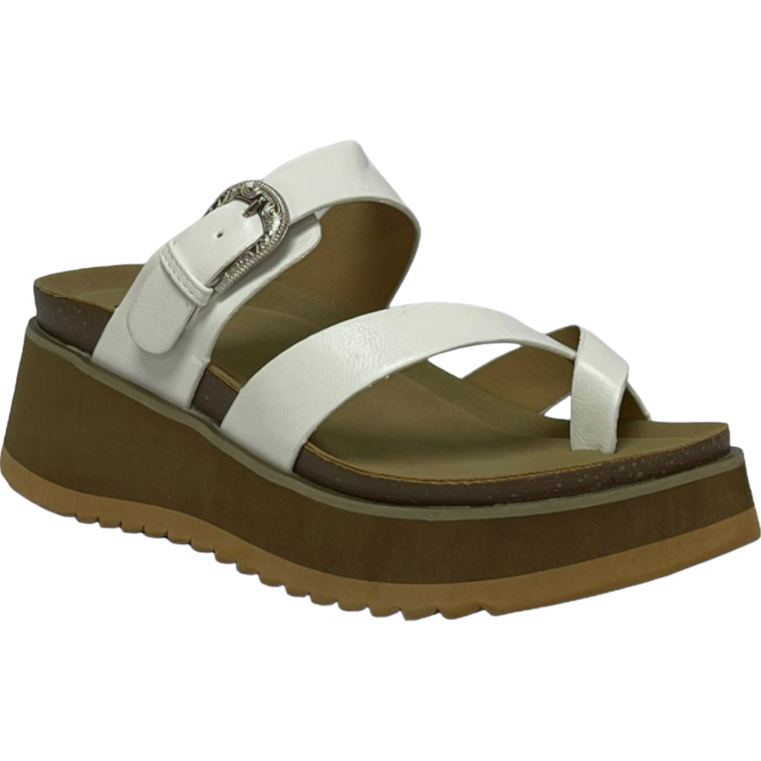 Sandalia Mujer Blanco Rosario Detogni