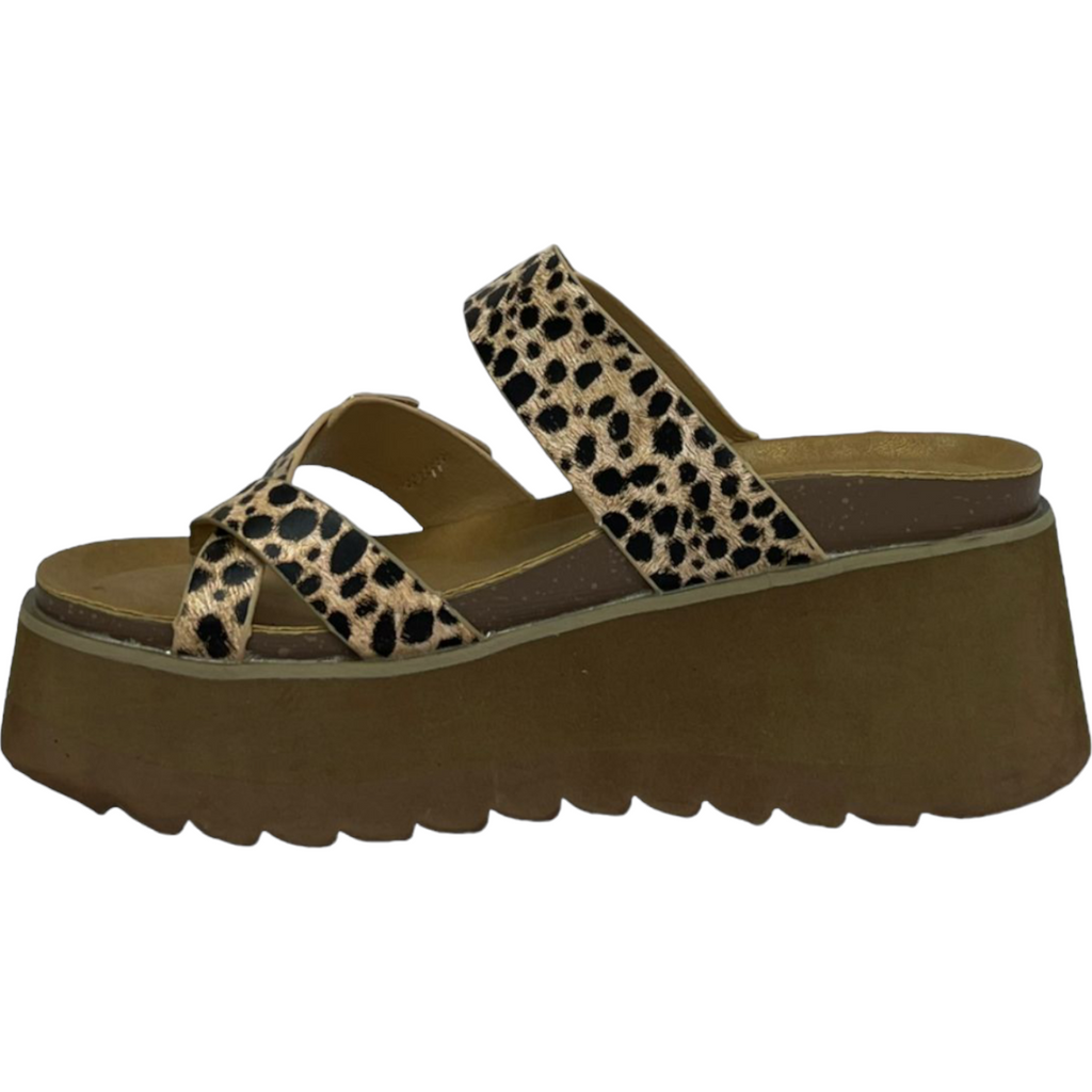 Sandalia Mujer Animal Print Trini Detogni