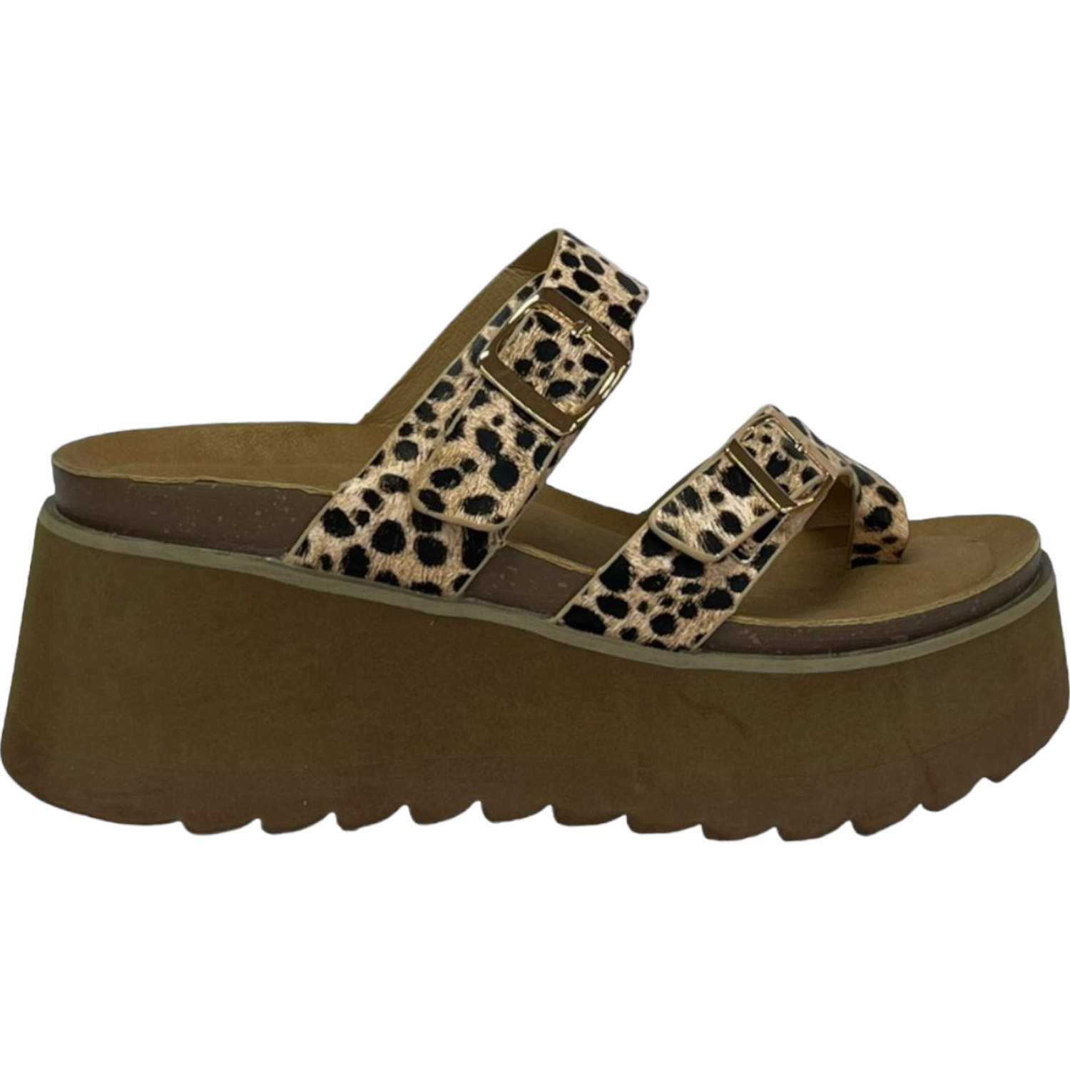 Sandalia Mujer Animal Print Trini Detogni
