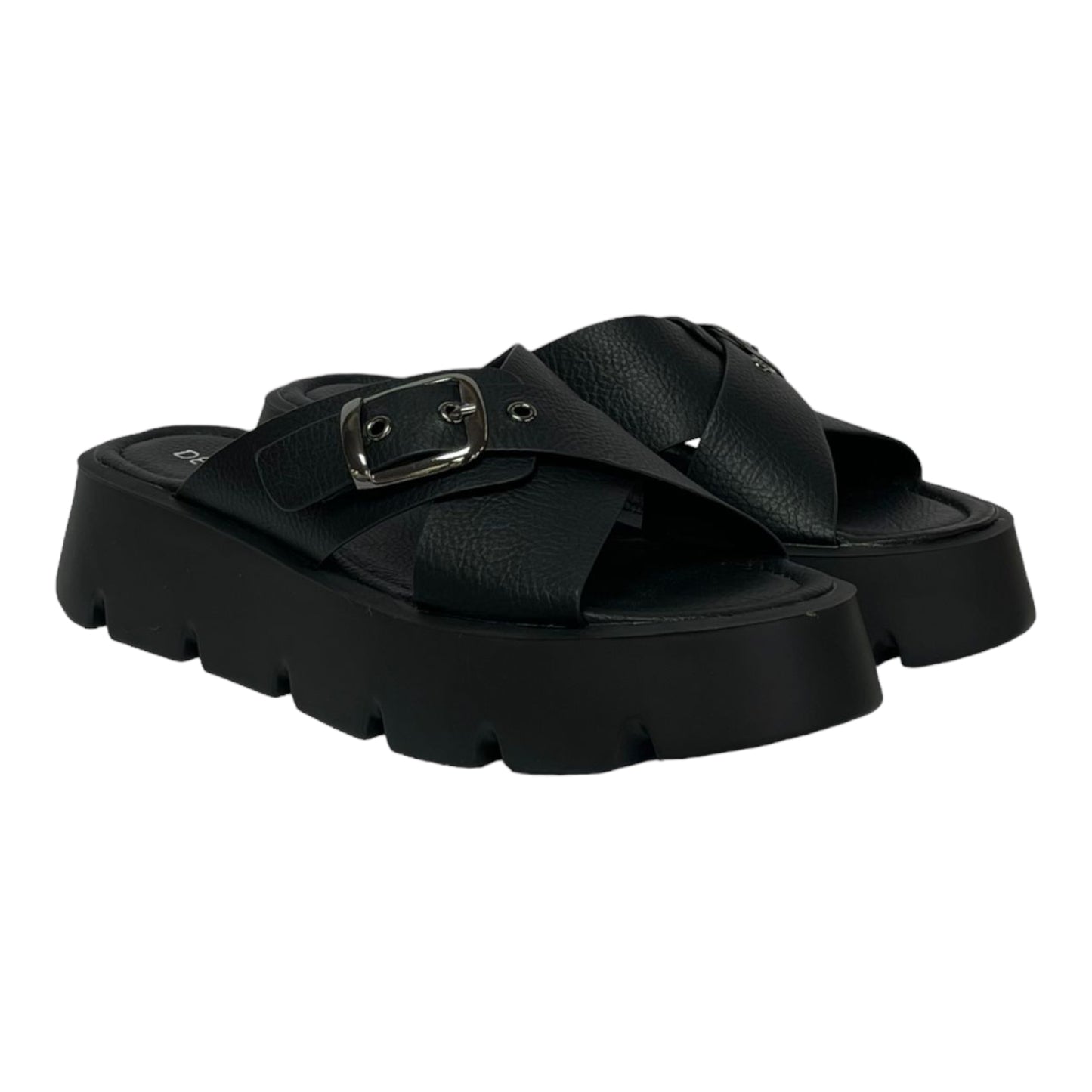 Sandalia Mujer Negro Balos Detogni