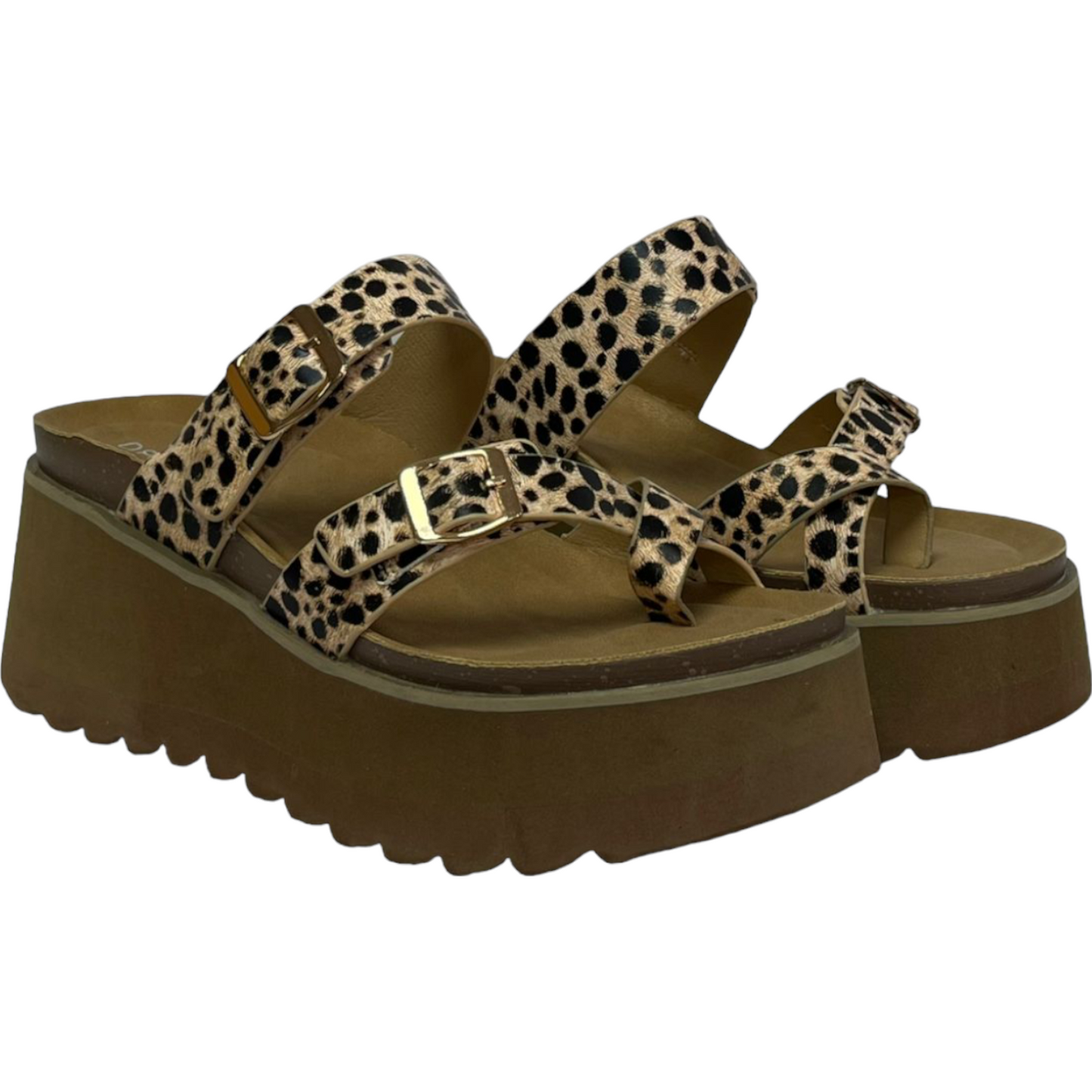 Sandalia Mujer Animal Print Trini Detogni