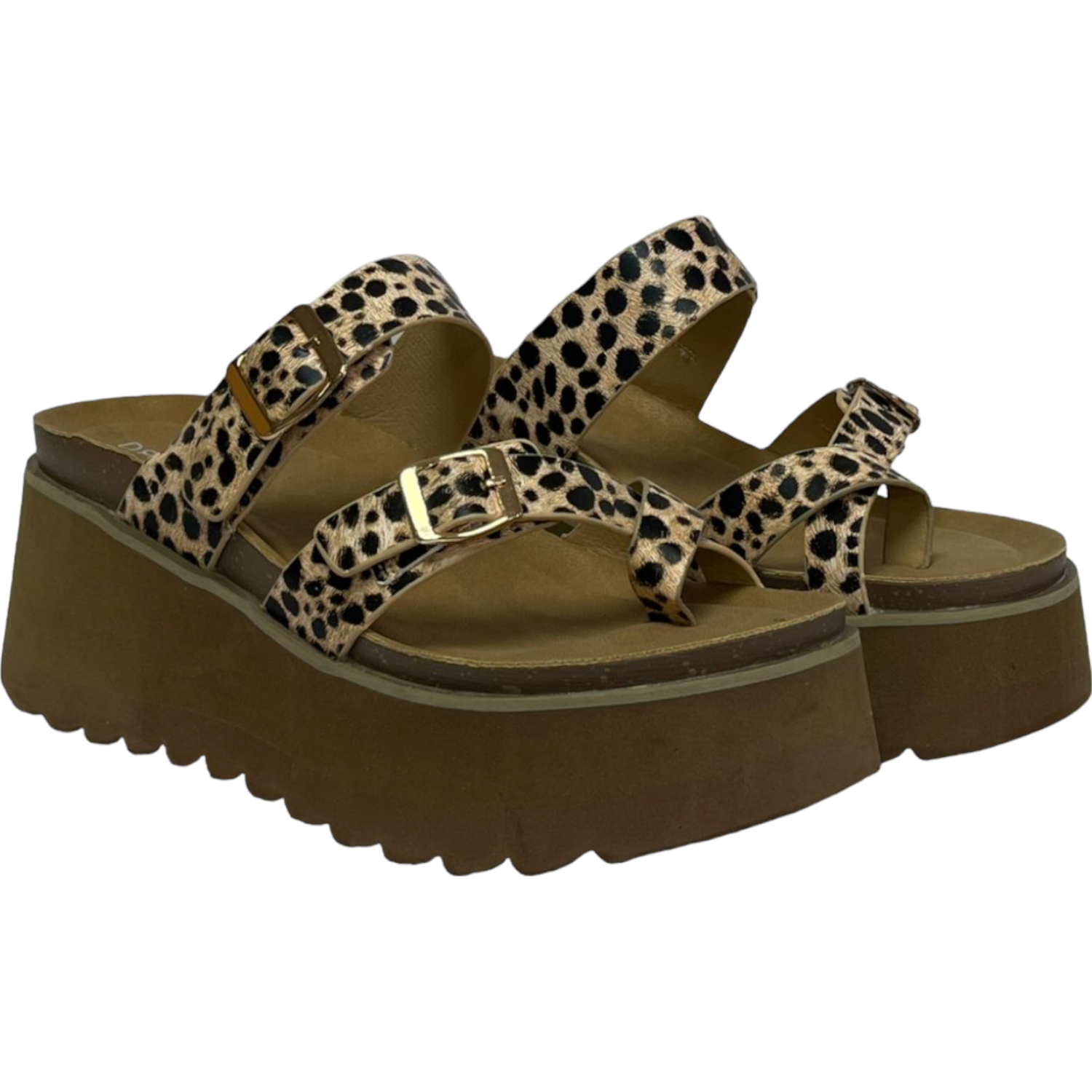 Sandalia Mujer Animal Print Trini Detogni