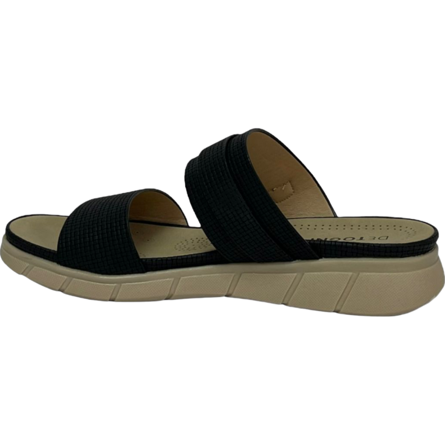 Sandalia Mujer Negro Gracia Detogni