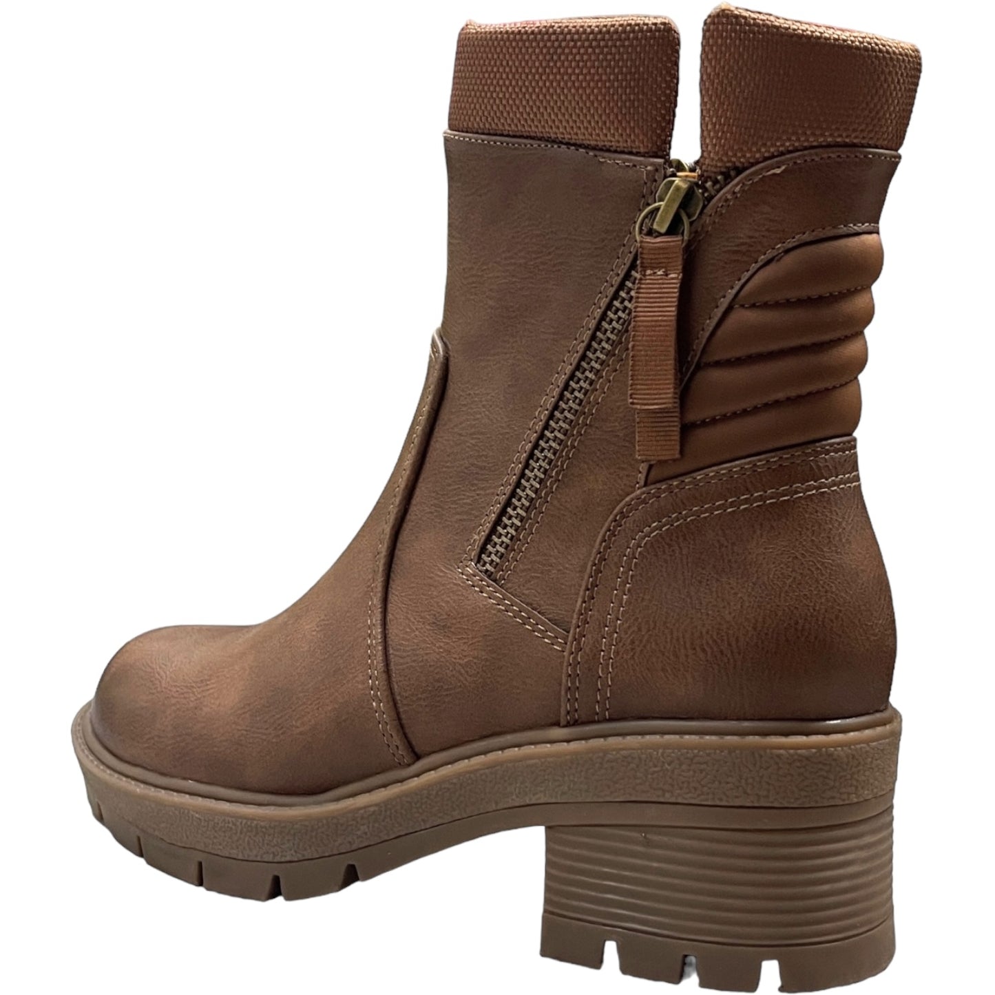 Botin Casual Mujer Café Plataforma Berlin Detogni