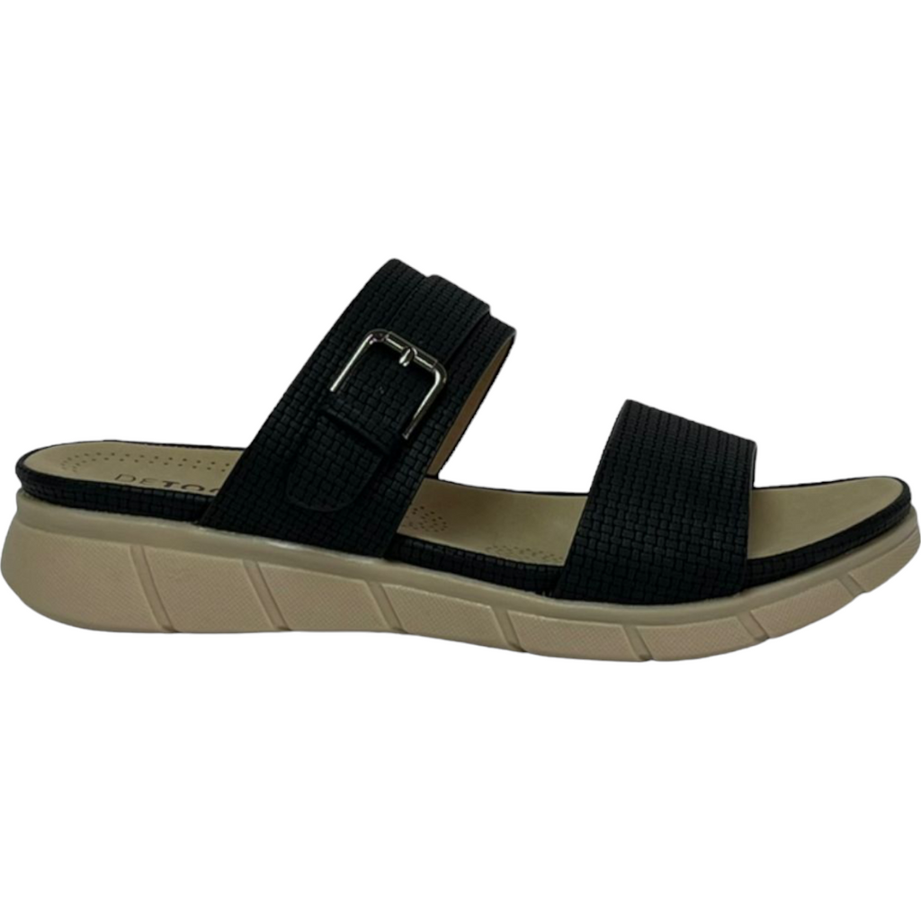 Sandalia Mujer Negro Gracia Detogni