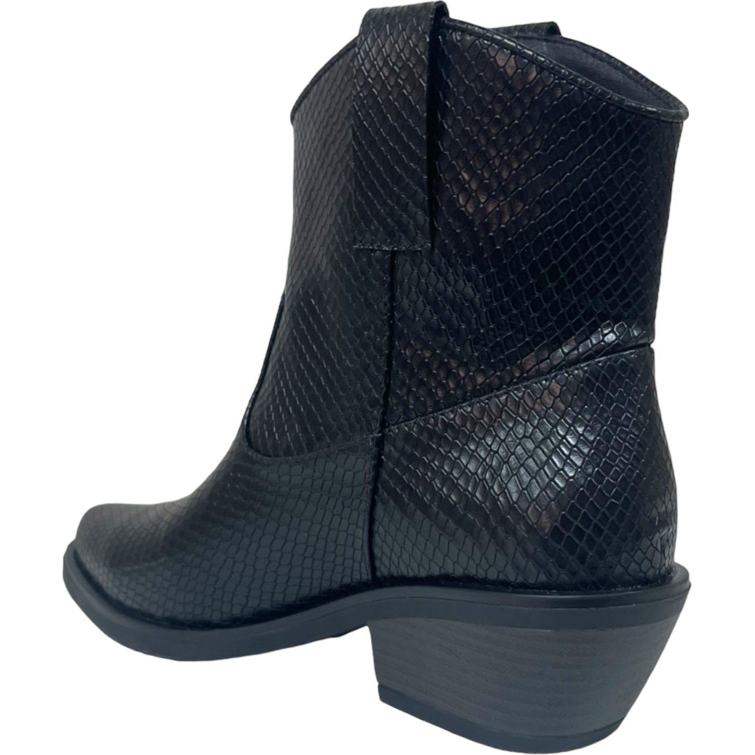 Botin Mujer Negro Texas Detogni