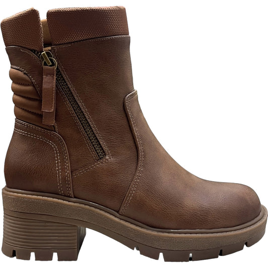 Botin Casual Mujer Café Plataforma Berlin Detogni