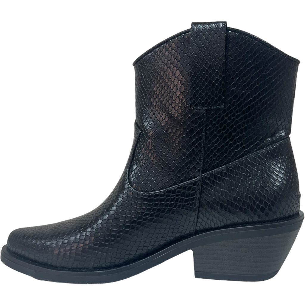 Botin Mujer Negro Texas Detogni