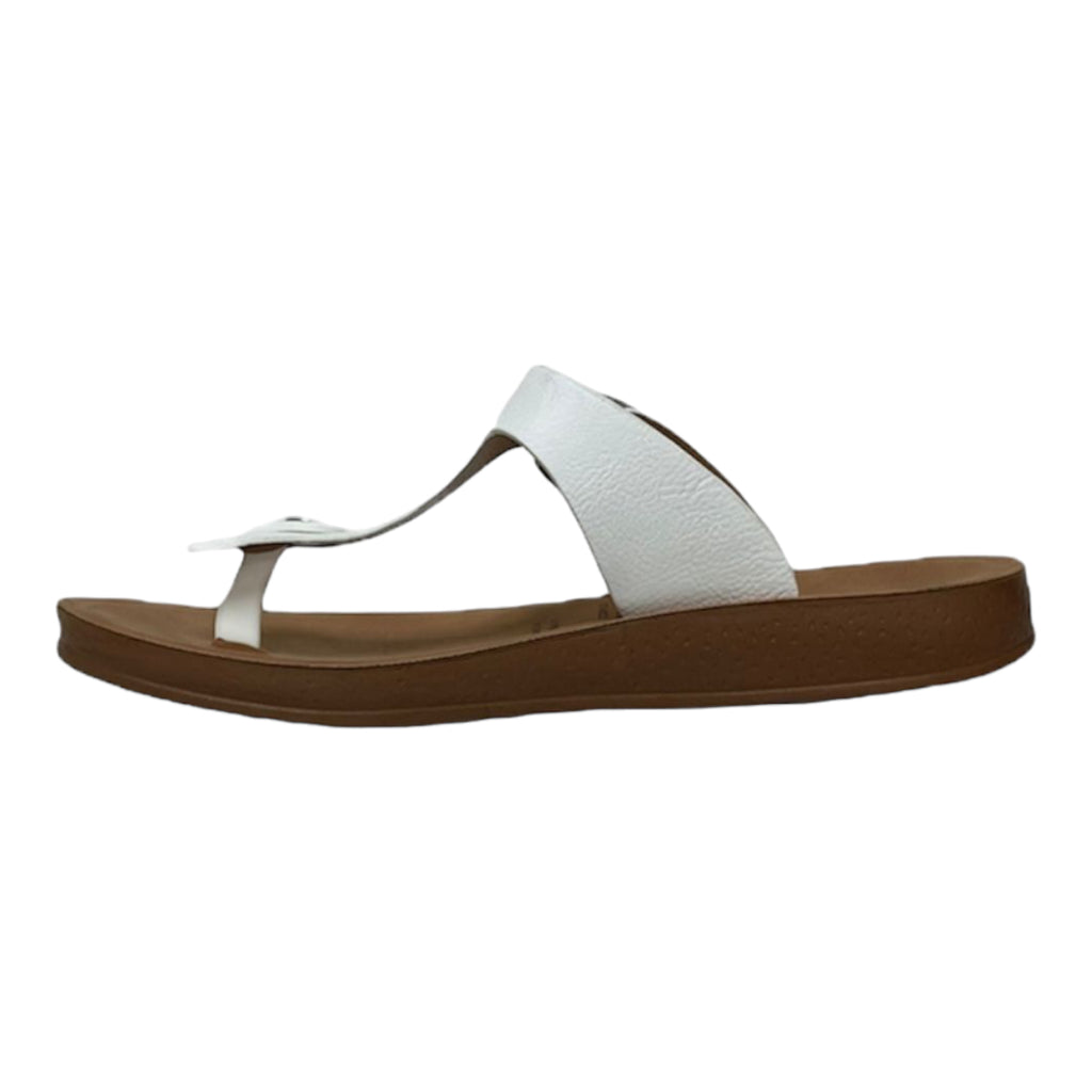 Sandalia Mujer Blanco Osiris Detogni