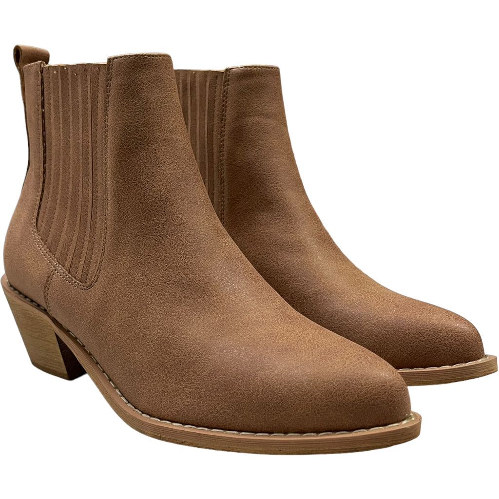 Botin Mujer Camel Moscu Detogni