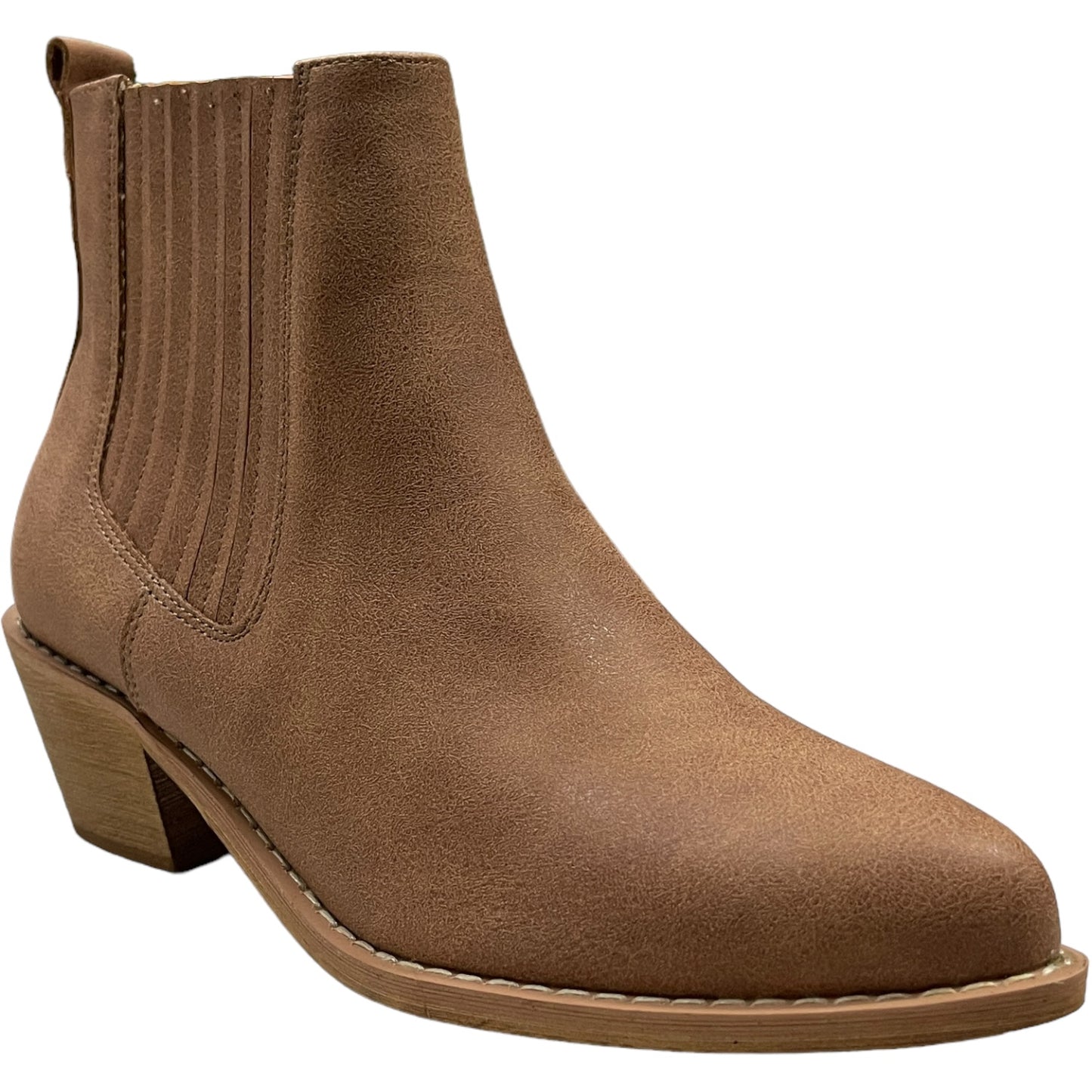 Botin Mujer Camel Moscu Detogni
