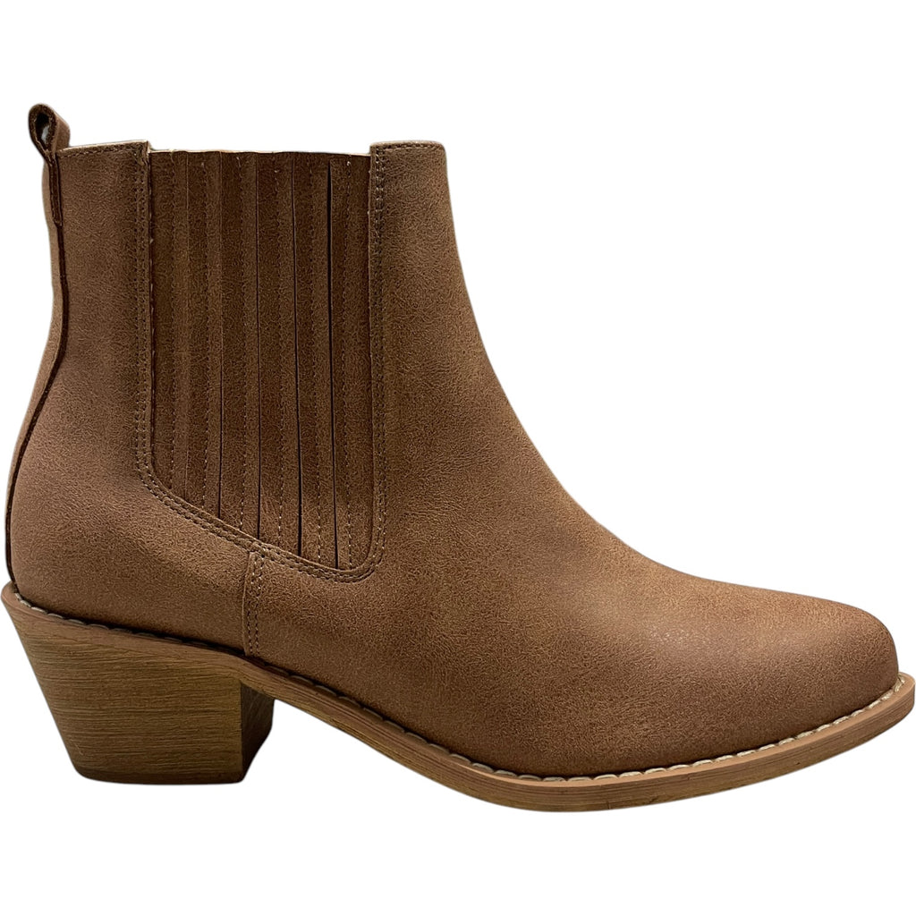 Botin Mujer Camel Moscu Detogni