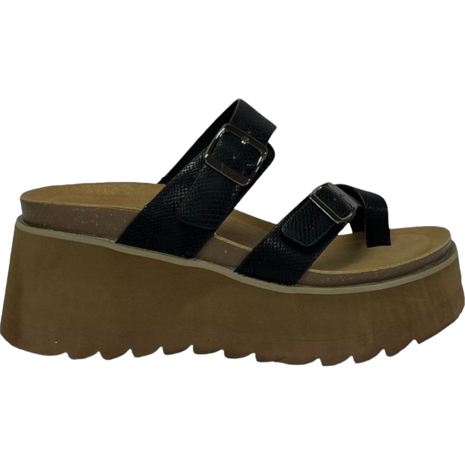 Sandalia Mujer Negro Trini Detogni