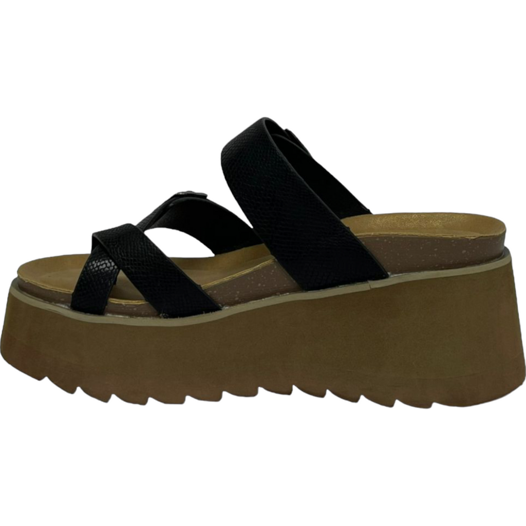 Sandalia Mujer Negro Trini Detogni