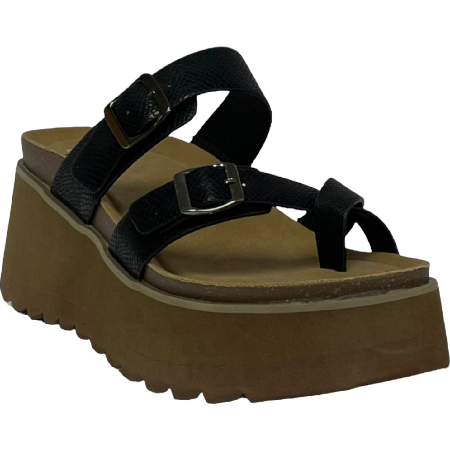 Sandalia Mujer Negro Trini Detogni