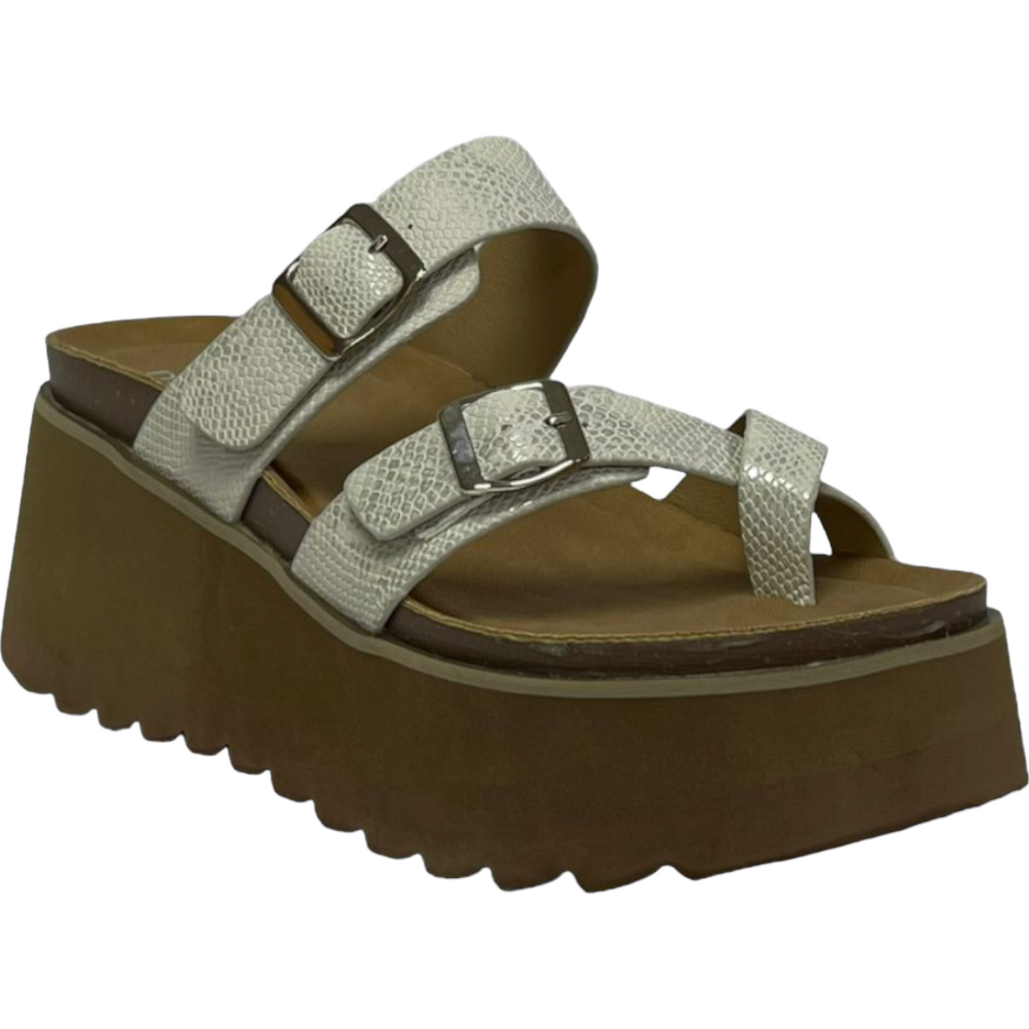 Sandalia Mujer Silver Trini Detogni