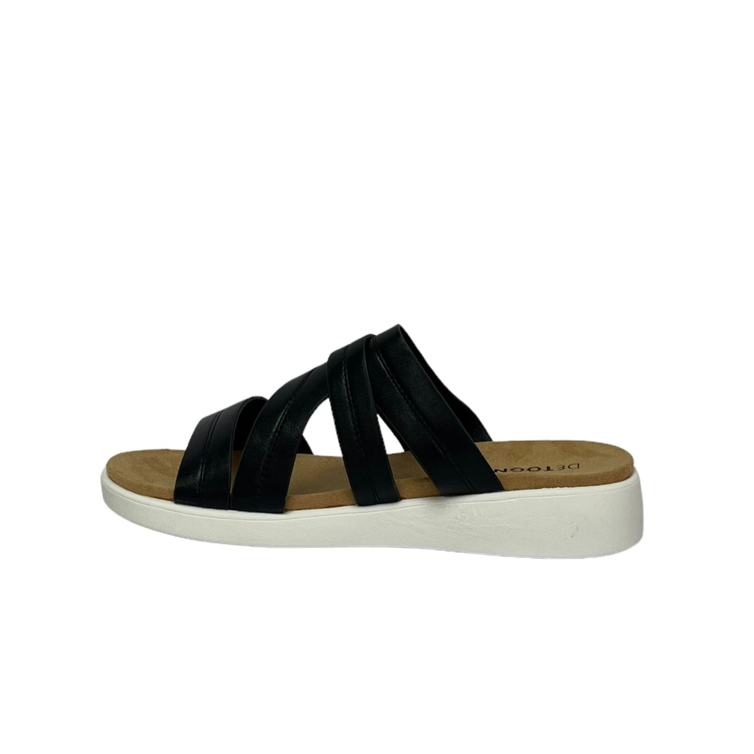 Sandalia Mujer Negro Marta Detogni