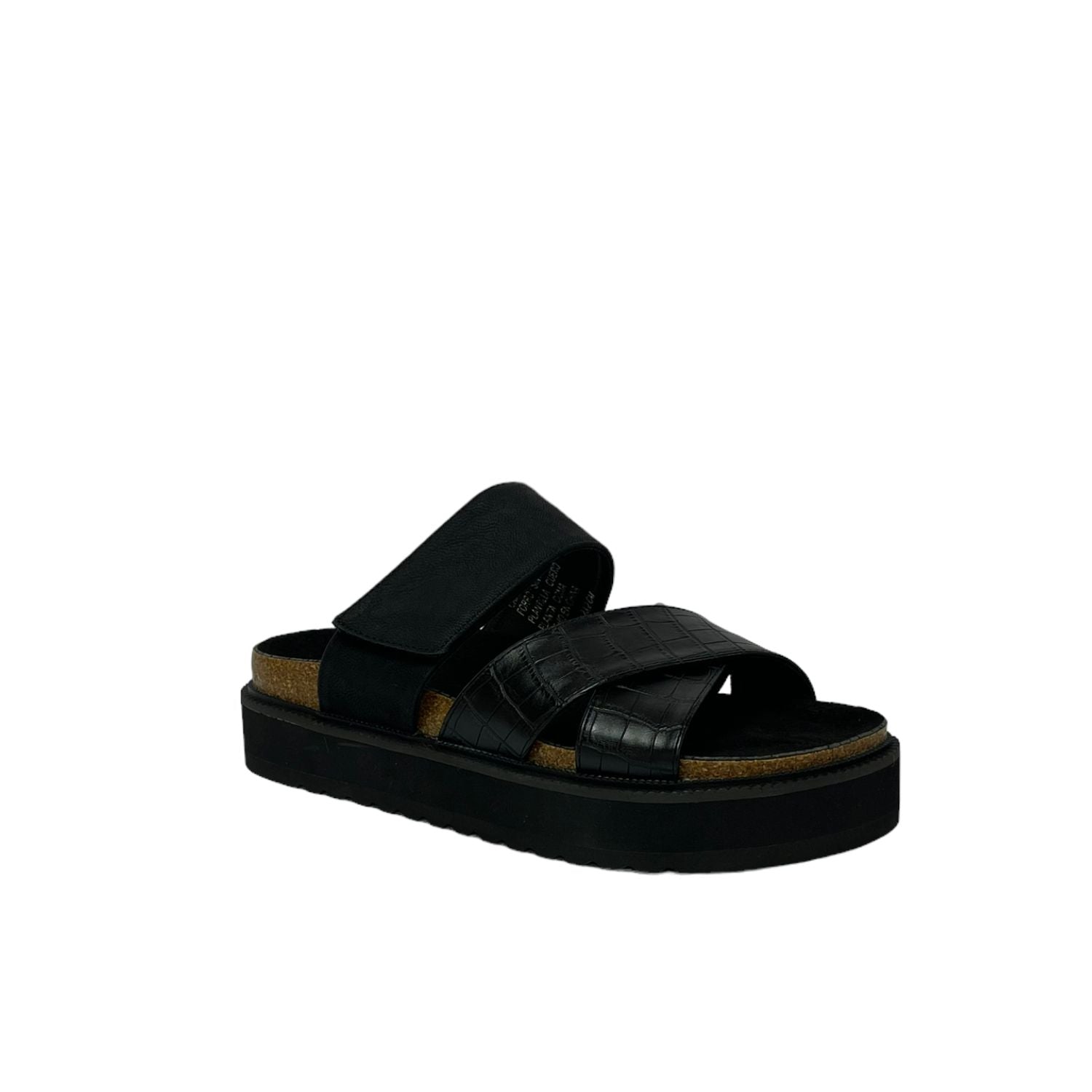 Sandalia Mujer Negro Copa Detogni